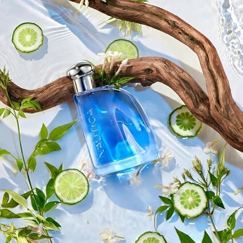 Nautica Blue Giftset 1.6 fl oz EDT + 6 oz Deodorizing Body Spray, Notes of Basil, Jasmine, and Cedarwood, Men's Fragrance, Long Lasting, Everyday Fragrance