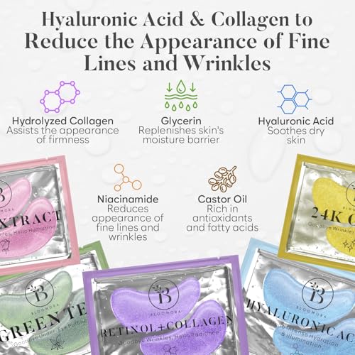 Variety Under Eye Patches (30 Pairs) - For Dark Circles & Puffiness - Eye Mask for Care
