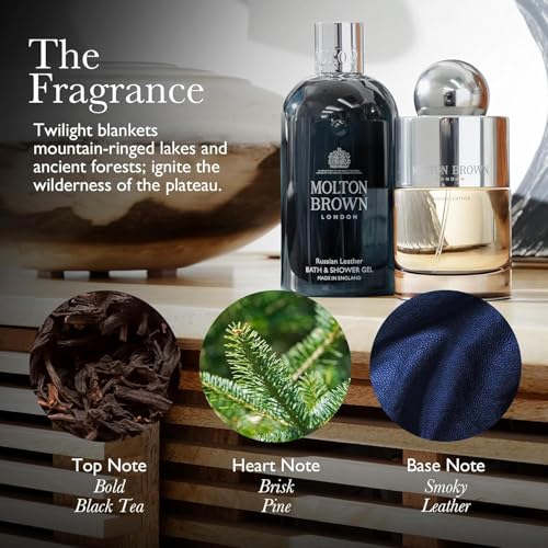 Molton Brown Dark Leather Bath & Shower Gel 10 fl. oz.