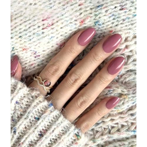 Nail Polish Strips - 22 Pcs Salon Quality Gel Nail Stickers - Long Lasting Wraps (Drama Queen Jam Pink)