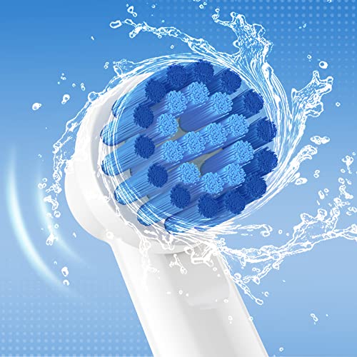 Sensitive Replacement Brush Heads for Braun Electric Toothbrush, Soft Bristles Provide A Comfortable and Gentle Brushing Experience for Sensitive Gums, Pack of 8