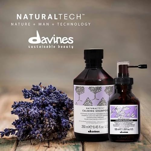 Davines Naturaltech CALMING Superactive Soothing Serum, Irritation Relief For Sensitive Scalps, 3.38 Fl. Oz.