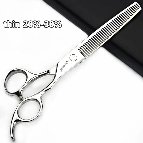 6/6.5 inch professional hair scissors hairdresser hair thinning scissors hairdressing tools barber scissors (6.5-inch 6pc)