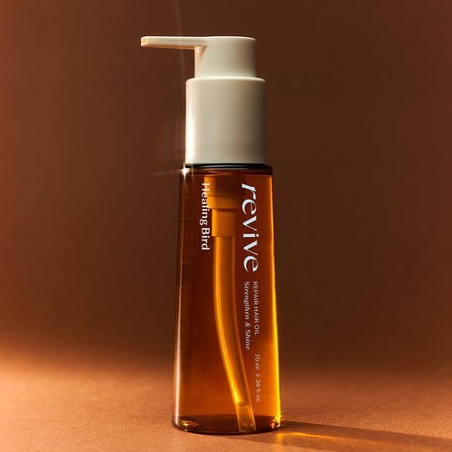 Healing Bird Revive Hair Oil 70ml (2.37 fl.oz) | Nourishing & Volumizing Hair Strengthening Treatment | For Dry, Damaged Hair & Scalp | Restores Shine & Moisture | Cold-Pressed Argan Oil Formula
