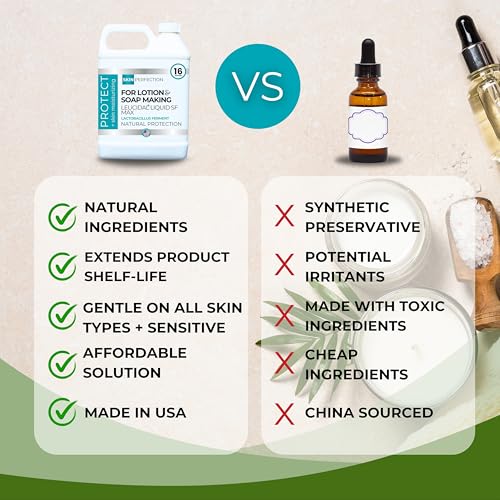 Skin Perfection Leucidal Liquid Sf Max Lactobacillus Natural Preservatives for Cosmetics Natural Preservative Alternative Skin Care Lotion Making Leucidal Liquid SF 16 Oz