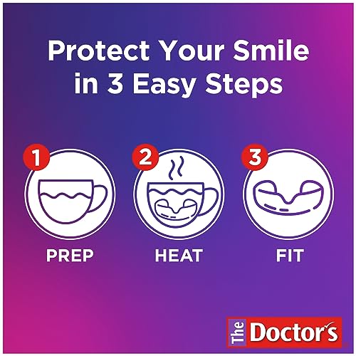 The Doctor¡¯s NightGuard Mouth Guard for Grinding Teeth at Night, Includes Storage Case, Pack of 1