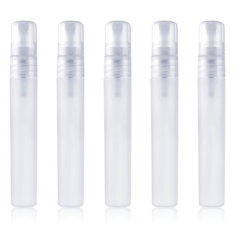 cobee Mini Portable Spray Bottles, Refillable Perfume Bottles Travel Size Small Sample Empty Bottle Containers Travel Outings Spray Boxes Dispensers for Perfume Makeup Remover(5 Packs, 8ml/0.27 oz)
