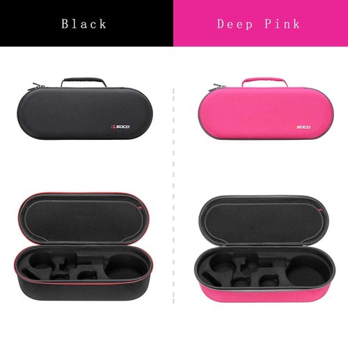 RLSOCO Hard Case for Dyson Supersonic Nural/Supersonic Hair Dryer HD15 HD08 HD07 HD03 HD01, Portable Travel Storage Bag for Dyson Supersonic Hair Dryer - Fits Complete Supersonic Accessories (Black)