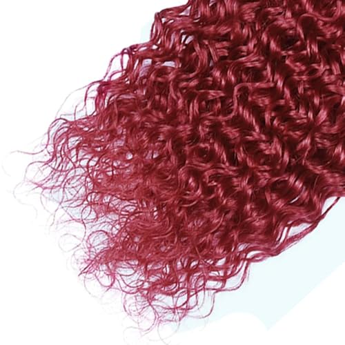Burgundy Bundles Human Hair 99J Water Wave Bundle 18 20 22 inch Vinmdonm 8A Brazilian Unprocessed Hair 3 Bundles Red Bundle