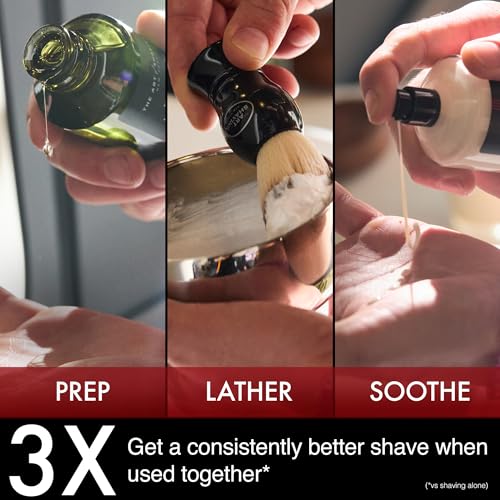 The Art of Shaving Shaving Kit for Men - The Perfect Gift for The Perfect Shave with Shaving Cream, Shaving Brush, After Shave Balm, & Pre Shave Oil