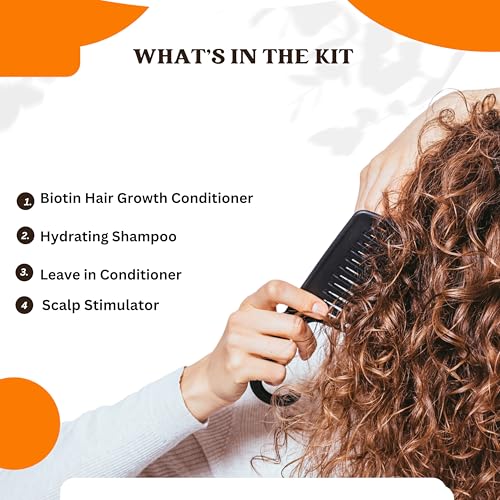 J'Organic Solutions 4-Piece Kids Curl Care Kit - Leave-In Conditioner, Scalp Stimulator, Curly Hair Shampoo & Conditioner. (4 Count (Pack of 1))