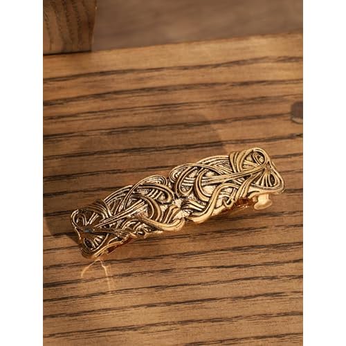 HAQUIL Viking Vintage Rectangular Hairclip, Retro Hair Clip, Celtic Knot Protection, Hair Barrettes, Accessories Jewelry Charm Gift for Women