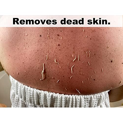 WATCH ME GLOW Silk Exfoliating Glove 100% Turkish Silk DEEP EXFOLIATING Body Scrubber Dead Skin Removal Body Exfoliator SMOOTHS SKIN and Keratosis Pilaris Exfoliating Mitt