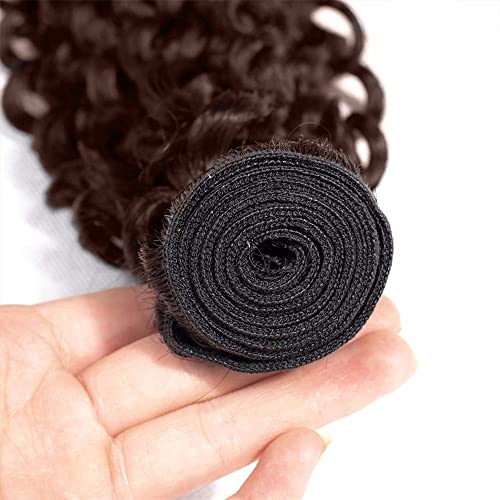 28 30 32 inch Dark Brown Bundles Chocolate Brown Human Hair Bundles #4 Deep Wave Bundle Human Hair Extensions