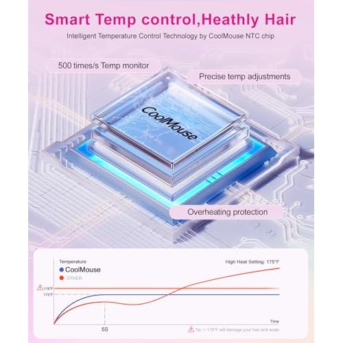 High-Speed Ionic Hair Dryer: 160000 RPM Brushless Motor Fast Drying Low Noise Thermo-Control Hairdryer,500 Millions Negative Ionic Care Blow Dryer Travel with Magnetic Diffuser & Nozzle