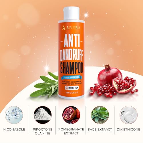 ABERA Anti Dandruff Shampoo for Stronger Hair & Healthier Scalp, Nourishes, Supports and Promotes Hair Growth, Get Rid of Dandruff, Set of 3