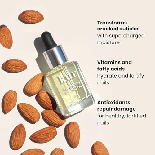 LONDONTOWN Nourishing Cuticle Oil for Softer, Healthier Nail Care - Deeply Moisturizing for Dry Cracked Skin & Cuticles, Vegan & Cruelty-Free