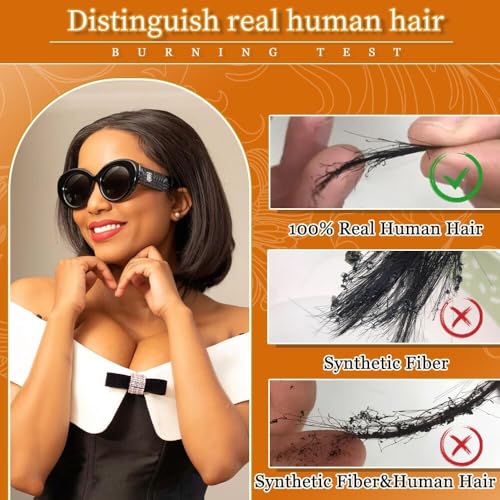 Ombre Bob Wig Human Hair 4/27 Highlight Honey Blonde Lace Front Bob Wigs Human Hair 180% Density Glueless Wigs Human Hair Pre Plucked Pre Cut 4x4 HD Lace Front Wigs Human Hair for Black Women 12 inch