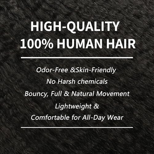 22 Inch 12A Clip In Hair Extensions Real Human Hair 100g 7pcs Yaki Straight Clip ins Human Hair Extensions for women 100% Unprocessed Brazilian Virgin Hair clip ins Natural Black Hair