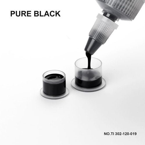 Nazzor Tattoo Ink Black Tattoo Ink 3.4oz(100ml) Black Ink Tattoo for Shading and Lining Smooth Consistent Pigment Professional Tattoo Inks