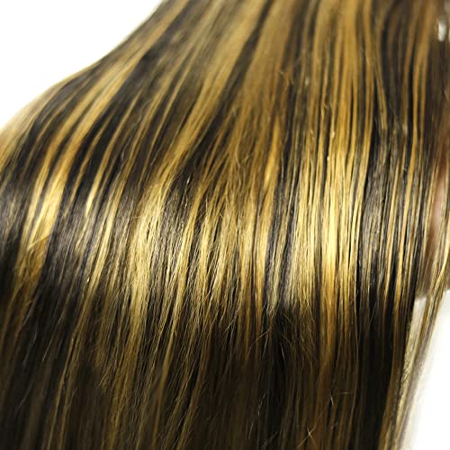 P1B27 Highlight Bundles Human Hair Honey Blonde Straight 3 Bundles 16 18 20 inch Brazilian Unprocessed 8A Virgin Remy Hair Extensions