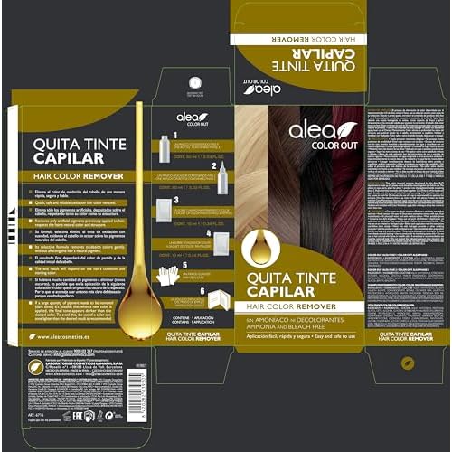 ALEA - Hair Dye Remover - Color Out - Removes Oxidation Color from Hair - Respects Hair Structure - Ammonia and Bleach-Free - Easy, Quick, and Safe Application