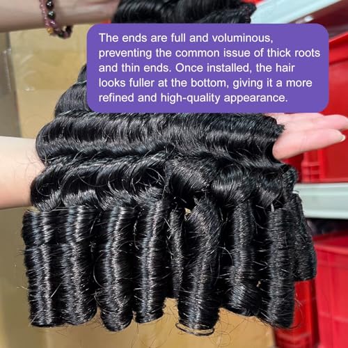 Lemoda Burmese Loose Deep Wave Curly Virgin Human Hair Bundles 20 20 20 Inch Loose Deep Wave Curly 100% Unprocessed Raw Human Hair Extensions Top Qanlity Hair Weave 3 Bundles Natural Black