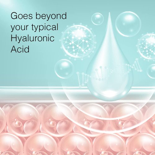 MD Complete Quench & Restore Advanced Hyaluronic Acid Treatment For Plumping and Firming on Face, Hands and body With Hyaluronic Acid, Peptides, Niacinamide and Lactic Acid Lavender Scent 1.0 Fl. Oz