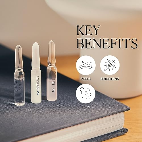 Natura Biss? Diamond Instant Glow, Anti-Aging Ampoule Trio, Lifts, Firms, & Illuminates, For All Skin Types, 3 ampoules x 1 treatment