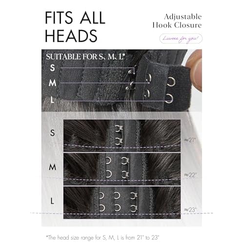 LUVME HAIR All-Day Comfort¢â Loose Body Wave 5x5 Lace Front Wigs Human Hair Glueless Wigs Human Hair Pre Plucked Pre Cut Long Black Wig Lace Closure Wigs Frontal Wigs Human Hair