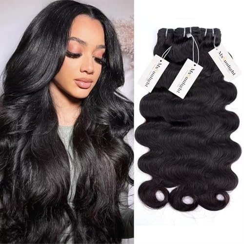 15A Raw Bundles Human Hair 100% Unprocessed Body Wave Bundles Virgin Human Hair Raw Extensions Weave NO.1 Quality One Direction Cuticles Raw Hair Can Be Dyed Bleached Thick Ends 18 20 22 Inch