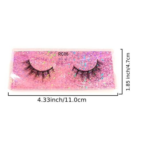 Ellazzle 30 Pairs False Eyelashes Natural, Wholesale 5D Fuffy Volume Lashes, Faux Mink Eyelash Bulk with Portable Boxes