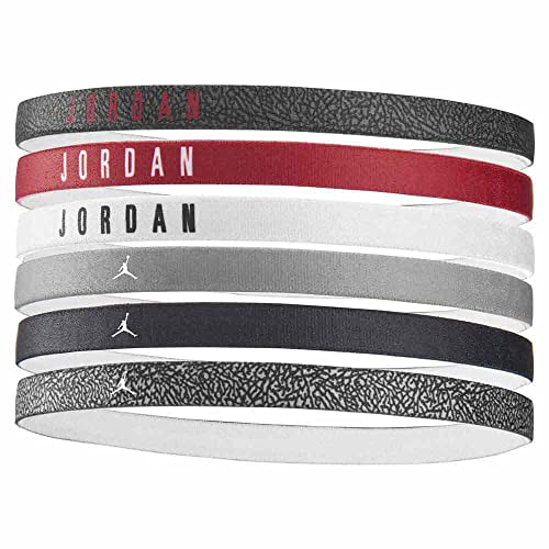 Jordan Elastic Band Pack of 6 Coloured Elastic Hairbands U, multicolour