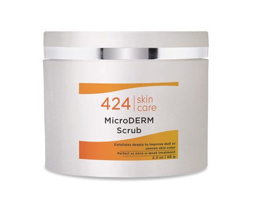 424 Skin Care MicroDERM Scrub - Dermatologist Tested & Recommended Exfoliating Scrub - Clinically Proven Formula, 2.3 oz