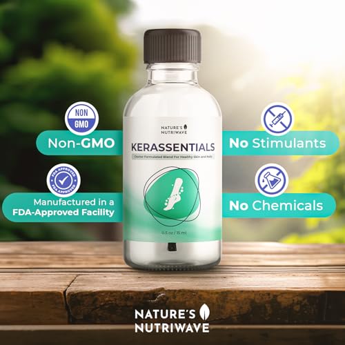 Kerassentials Oil, 8-IN-1 Plant-Based Formula, Natural Ingredients | Made in USA, No Stimulants, Non-GMO ? 15ml, 6 Month Supply