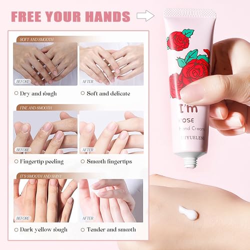 firstfly 10 Pack Hand Cream Bulk,Gifts for Women,Mothers Day Gifts, Bridesmaid Gifts, Party Favors, Natural Fragrance Mini Lotion, Moisturizing Hand Lotion Cream for Dry Cracked Hands