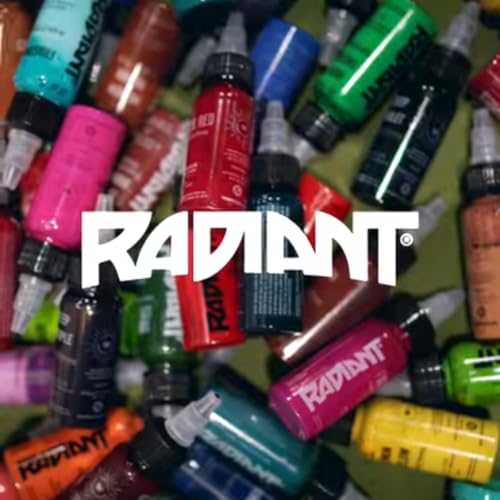 Radiant Colors Floral Tattoo Ink Set 1/2oz Bottles Kit Pigment Made in USA