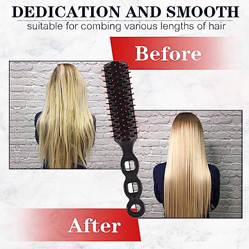 400 Pcs Hair Brushes Bulk for Homeless Individually Wrapped Bristles Hair Brush for Curly Hair Suitable for Homeless Shelter Hotel Nursing Home Charity Church 7.5 x 1.4 Inches