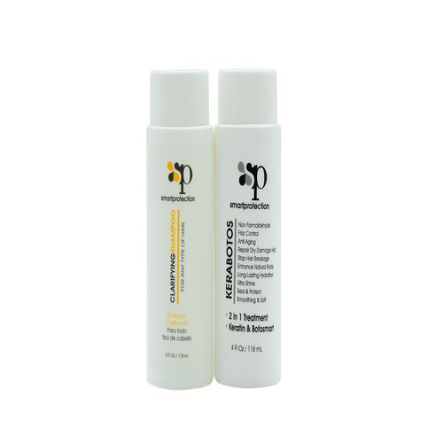 Kerabotos & Clarifying Shampoo 4oz - 2 in 1 Treatment – Keratin + Botosmart by Smart Protection