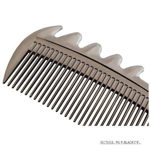 LOVE CHROME PROFESSIONAL B3 SCALP-GUASHA DEEP BLACK/Japanese artisan hair comb