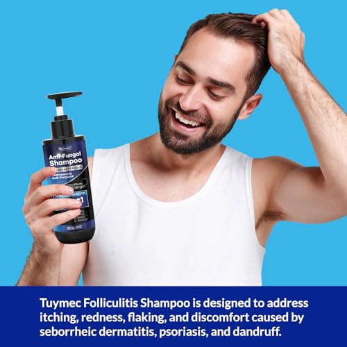 Psoriasis Shampoo, Seborrheic Dermatitis Folliculitis Shampoo, Anti-Fungal and Anti-Dandruff for Men and Women 300ML.