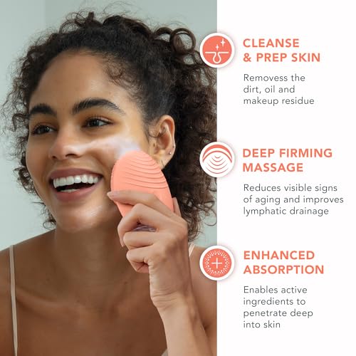 FOREO LUNA 4 Face Cleansing Brush | Firming Face Massager | Anti Aging Face Care | Enhances Absorption of Facial Skin Care Products | Simple Skin Care Tools