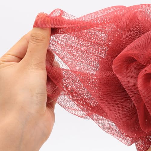 4 Pack Bath Sponge, Bath Shower Loofahs Mesh Pouf Sponge Body Scrubber Exfoliator Scrubber - 50g/Piece