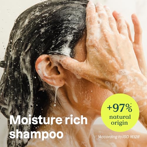 ATTITUDE Moisture Rich Hair Shampoo, EWG Verified, For Dry and Damaged Hair, Naturally Derived Ingredients, Vegan and Plant Based, Quinoa and Jojoba, 32 Fl Oz (Pack of 6)