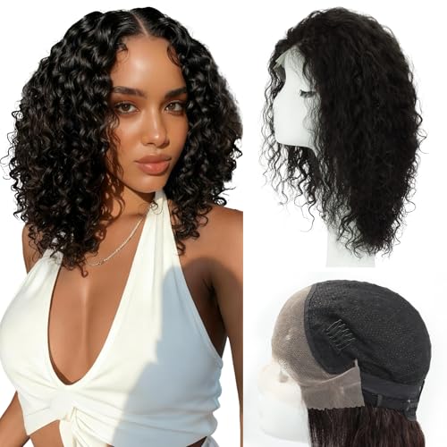 Human Hair Wig 13x4 Lace Front Wigs Real Human Hair for Women with Baby Hair Natural Hairline Natural Black Color