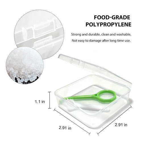Gxamz Retainer Case Travel Aligner Case Mouth Guard Box with Clip, Organizer Bag, Mirror and Removal Tool Set (Fruit)