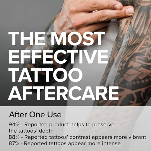 Tattoo Aftercare Kit ? Tattoo Balm & Tattoo Foam Soap Cleanser ? Tattoo Care for New Tattoos, Tattoo Moisturizer for Old Ink, Vegan, Fragrance-Free, Clean Ingredients