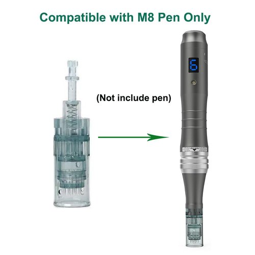 Microneedling Pen Cartridges For Microneedle Machine Set M8 (10pcs 16pin) US-16-J1016