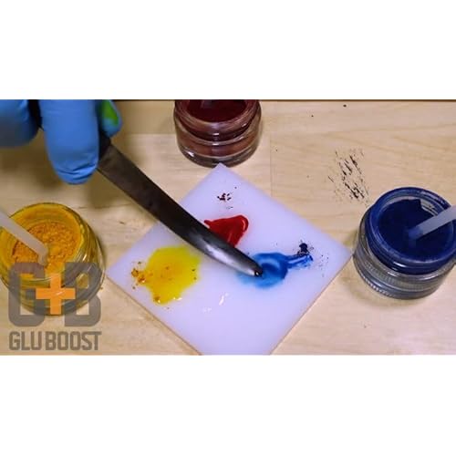 GluBoost MasterTint Jars ? Long-Lasting Color Additives for Perfect Color Matching ? Works with MasterGlu & Fill n¡¯ Finish Pro ? No Solvent Needed - Blue
