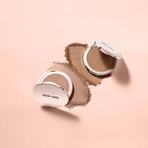 Lune+Aster Soft Silk Bronzer | Buildable Silk Bronzer, Luminous-Matte Finish - Caramel